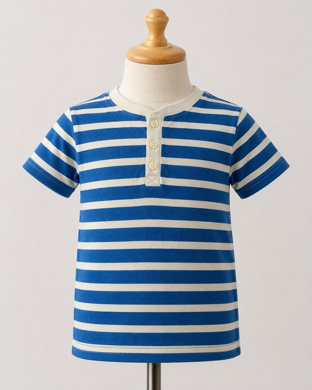 Hannah Anderson Striped Kids T-Shirt Size 130cm US 8 Short Sleeve Tee